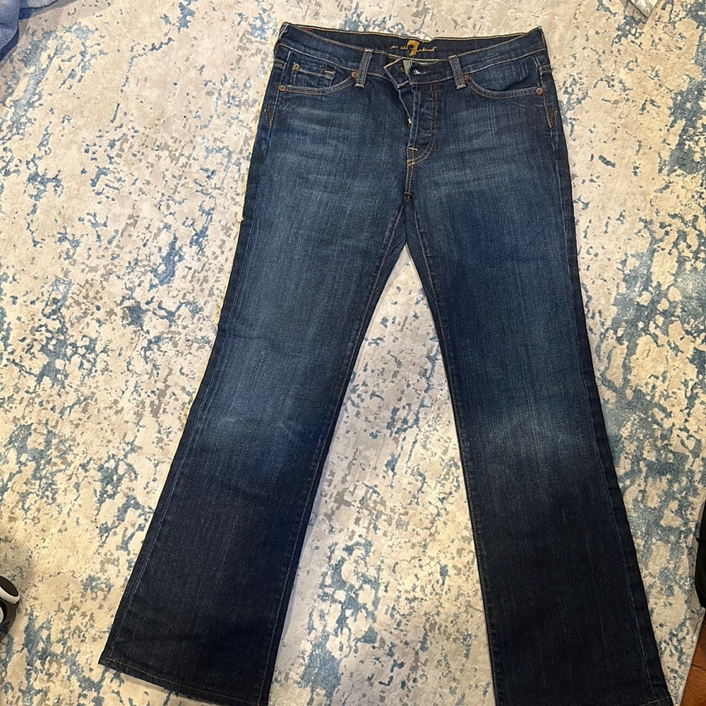 Seven button fly jeans size 30